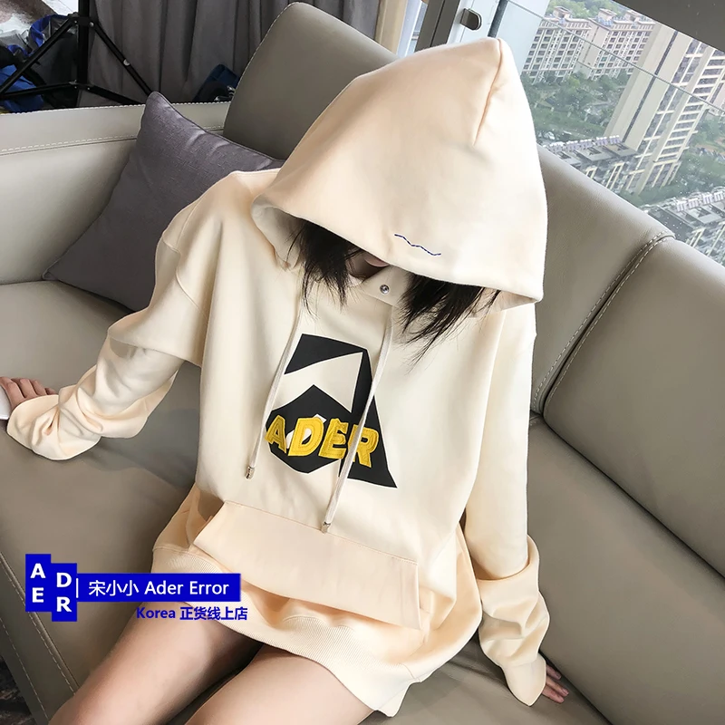 Korean high-quality hooded sweater lovers loose and versatile aspect men and women pullover long sleeve hoodie unisex top