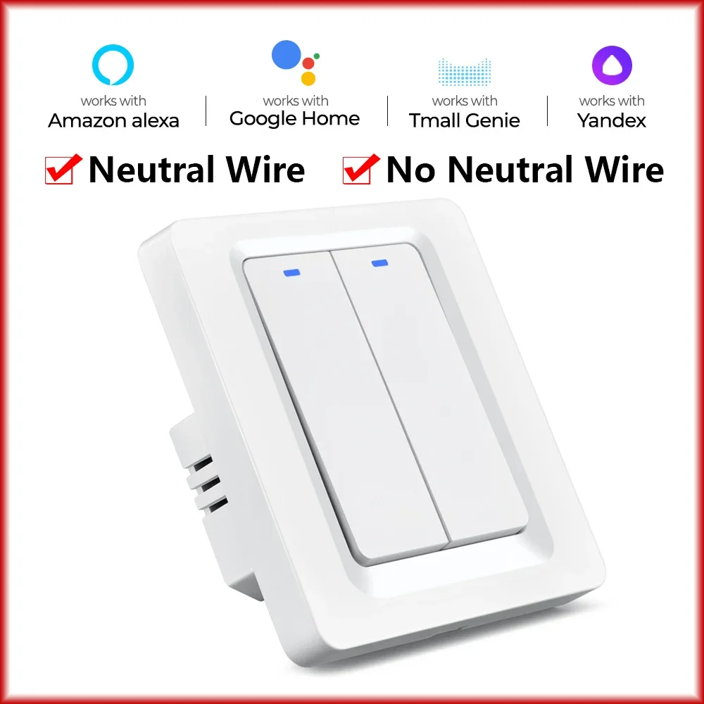 

Чеволинк Умный переключатель Wi-Fi 1/2/3 Gang