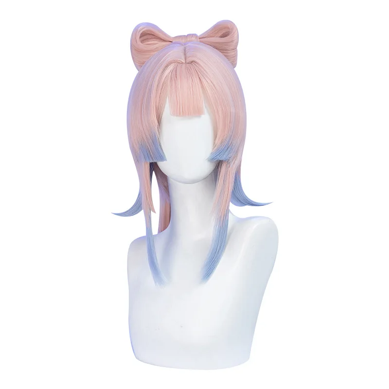 

Genshin Impact cos Coral Palace Xinhai wig cosplay accessories props Qi banghai wig men and women cosplay anime gift