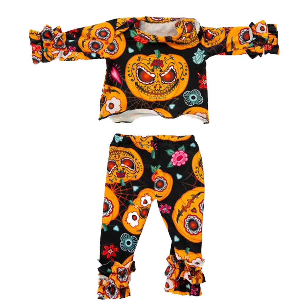 

1 Set of 18 Inch Girls Dressing Clothes Halloween Pumpkin Clothes