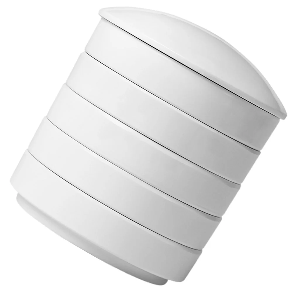 

Round Serving Porcelain Tray Five-layer Ceramic Ink Plate White Gouache Painting Tool