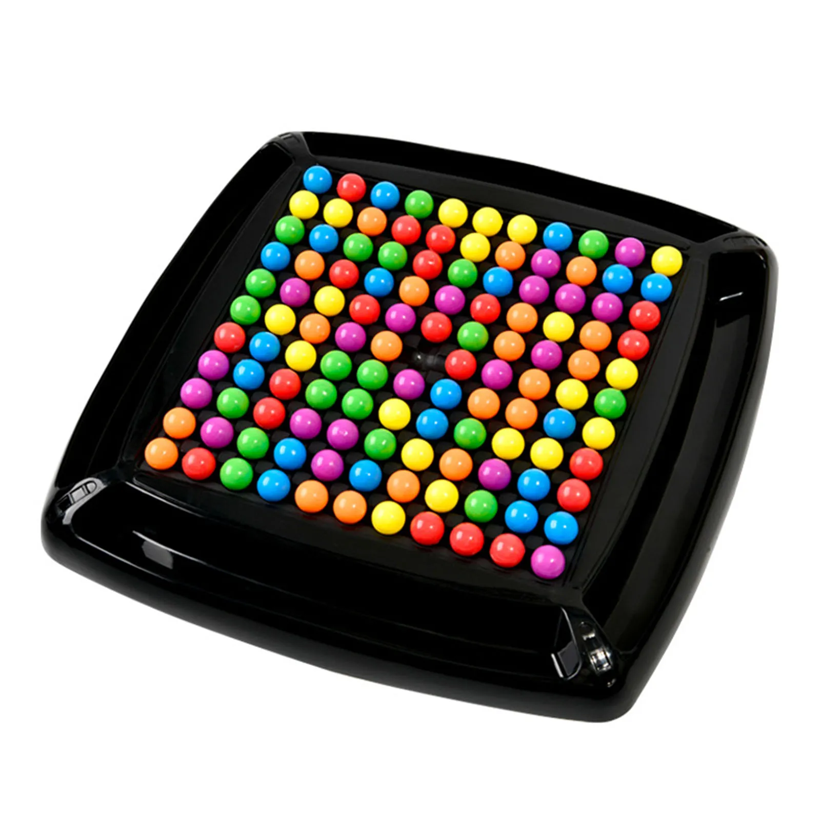 

Rainbow Ball Matching Toy Colorful Bead Puzzle Chess Board Game With 120pcs Colored Beads Intelligent Brain Game Educational Toy