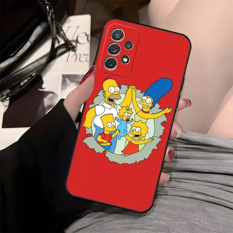 

Simpson Phone Case For Samsung Note 32 4g 30 31 10 Pro 20 8 9 Ultra M 11 S 40 51 80 J6 J7 J600 Plus Prime