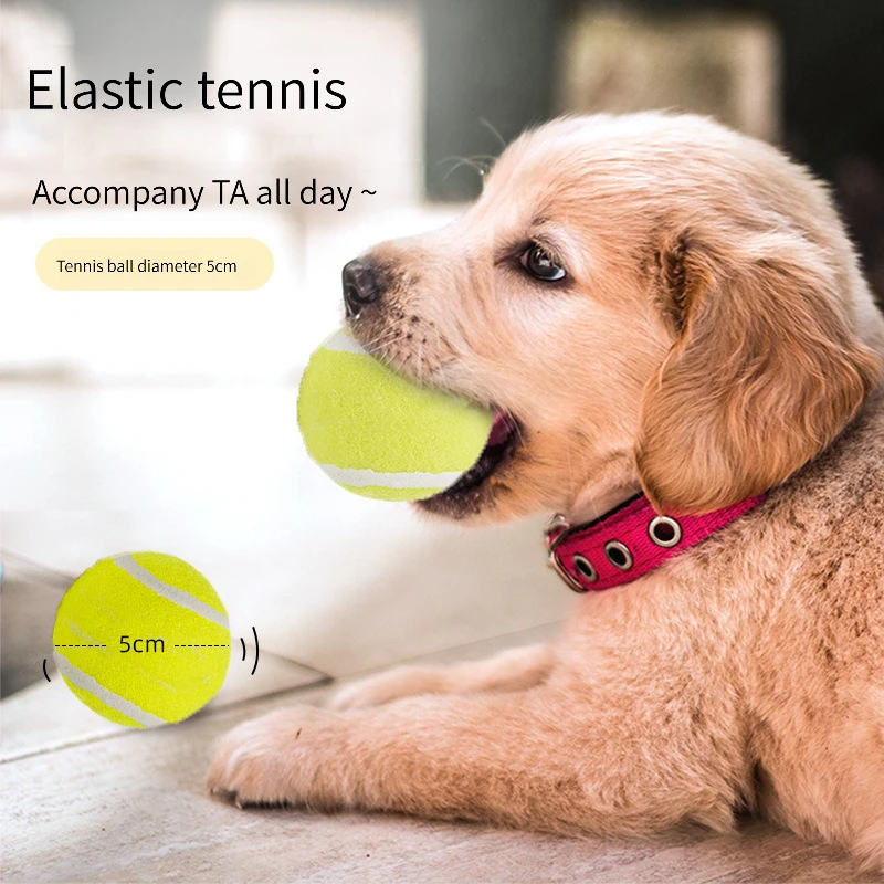 

Dog Toys Tennis Anti-bite Dog Puppy Training Toys Pet Toys Matching Tennis Launcher Dog Accessories Pet Supplies