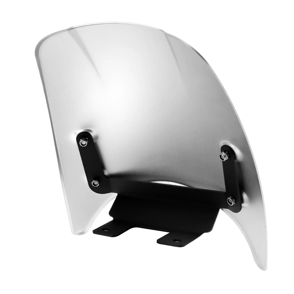 Лобовое стекло мотоцикла лобовое обтекатель фар для Benelli Leoncino 500 черный
