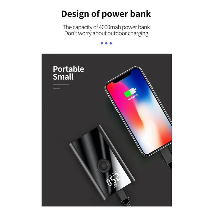 Автомобильный воздушный компрессор мини-электрический насос для аккумулятора