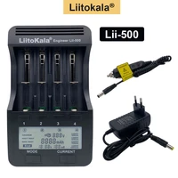 liitokala lii500 lcd battery charger for li lon 18650 26650 18500 17500 16340 14500 nimhcd aa mignon aaamicroro batteries
