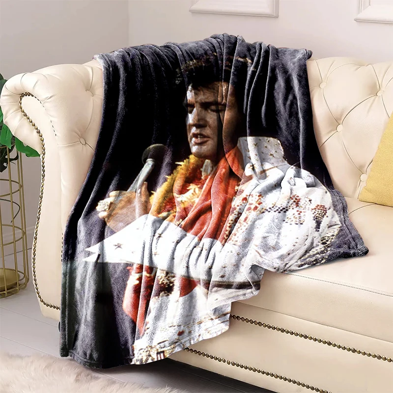 

Fluffy Soft Blankets for Winter Elvis Woven Blanket Sofa Summer Boho Home Decor Bedroom Decoration Bedspread on the Bed Throw