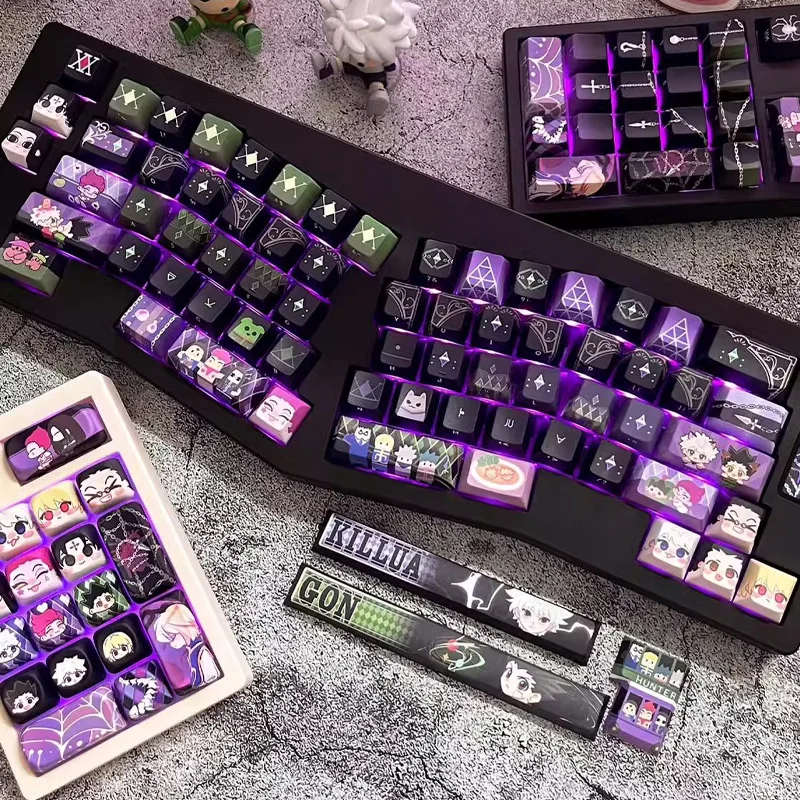 Hunter×Hunter колпачки для ключей милые вишни/МОА 142 клавиши Pbt индивидуальные