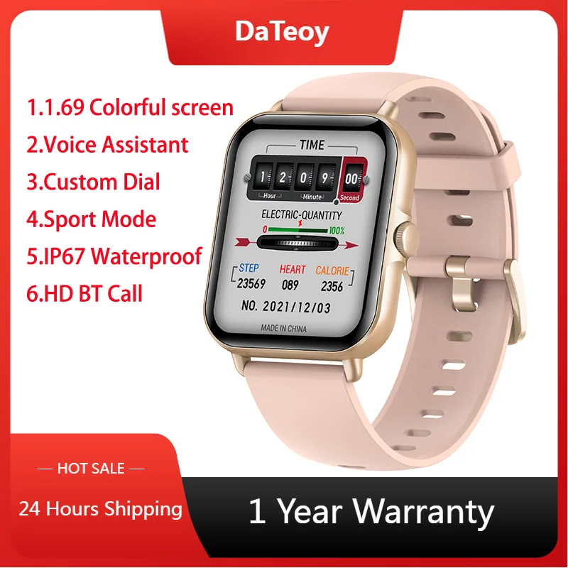 

2022 Smart Watch Men Women 1.69" Screen Real-time Heart Rate Monitoring Bluetooth Call GTS 3 Smartwatch For Xiaomi Huawei