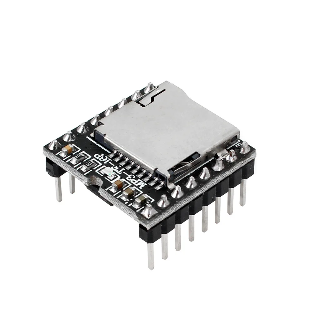 TF карта U диск Mini MP3 DFPlayer плата Аудио голосового модуля Расшифровка WAV WMA для Arduino