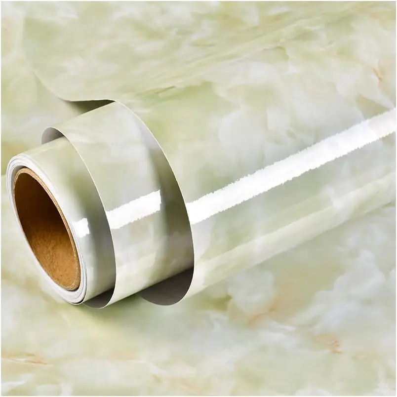 Кухонные виниловые мраморные маслостойкие наклейки самоклеящиеся