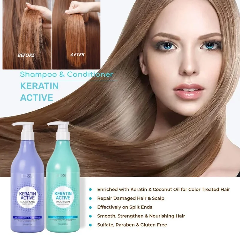 Treated Smooths Hair Thickening Repair Hair Care