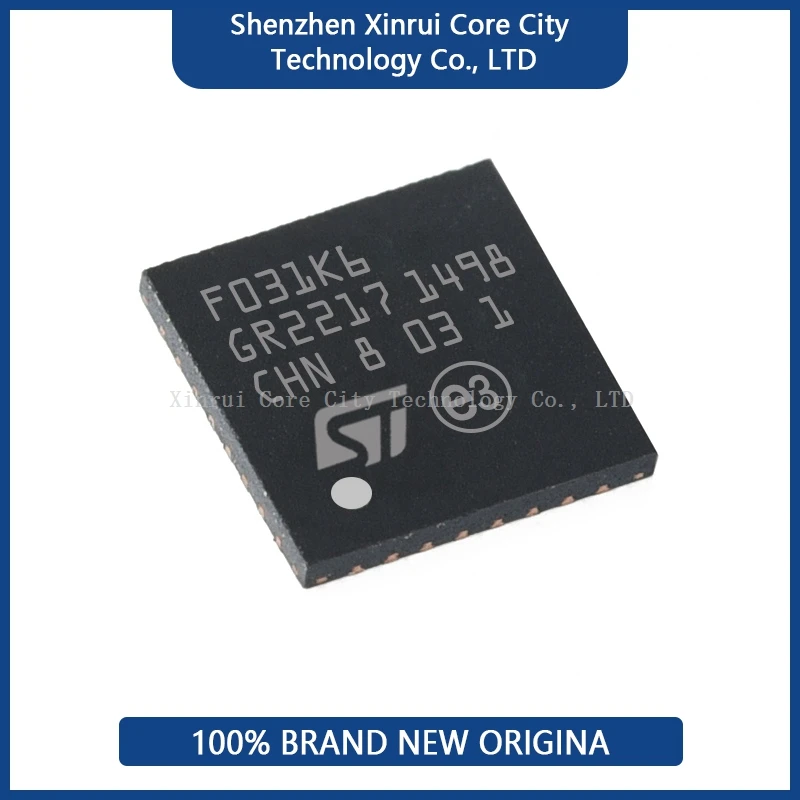 

100% IC STM32F031K6U6 STM32F031 STM32F MCU Original Assembled Real ProductProgrammable Microcontroller Module Chips
