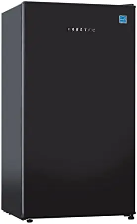 

3.1 CU' Mini Refrigerator, Compact Refrigerator, Small Refrigerator with Freezer, Black (FR 310 BK)