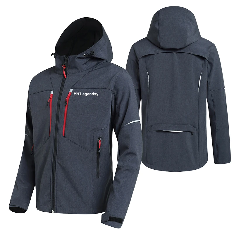 

Cycling Jacket Men 2022 Riding Long Sleeve Windproof Thermal Coat Bicycle Jackets Motorcycle Bike Down Jersey Autumn Winter