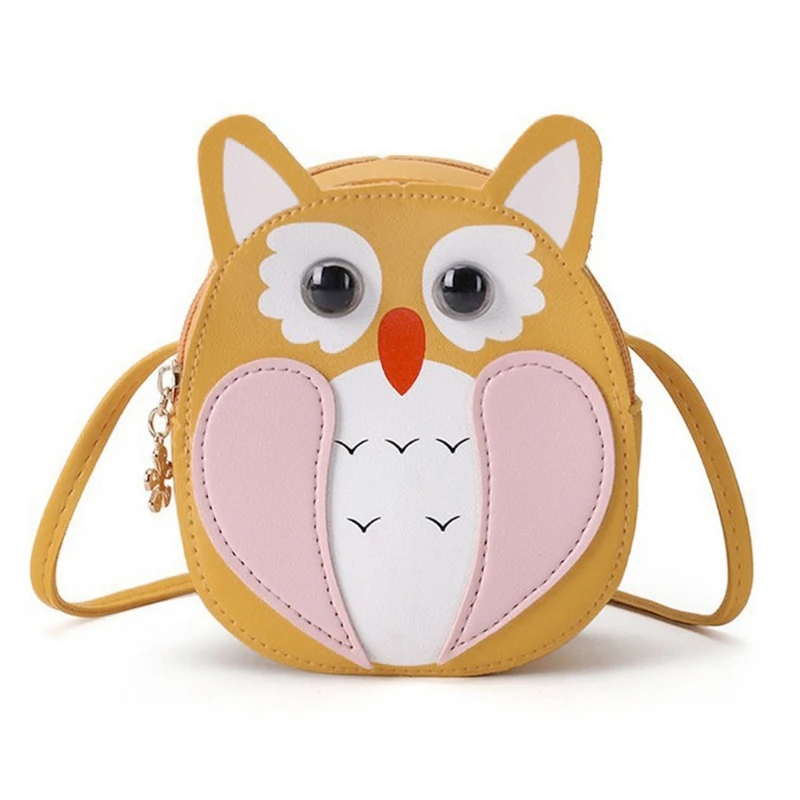 

Kids Girl Owl Crossbody PU Leather Cartoon Shoulder Bag Tote Coin Purse Satchel