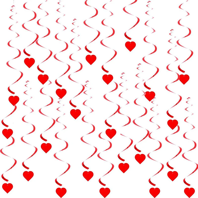 

6 шт./упаковка, подвесные спиральные украшения для свадьбы