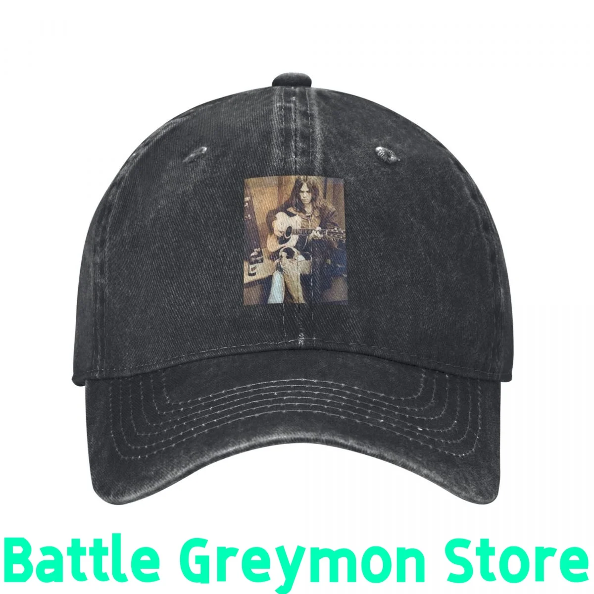 Модная бейсболка Нейл-Young хлопковые головные уборы Регулируемая шляпа