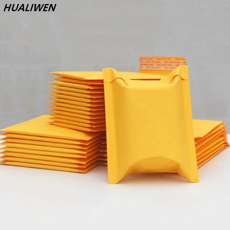 

50PCS/Lot Kraft Paper Bubble Envelopes Bags Different Specifications Mailers Padded Shipping Envelope With Bubble Mailing Bag