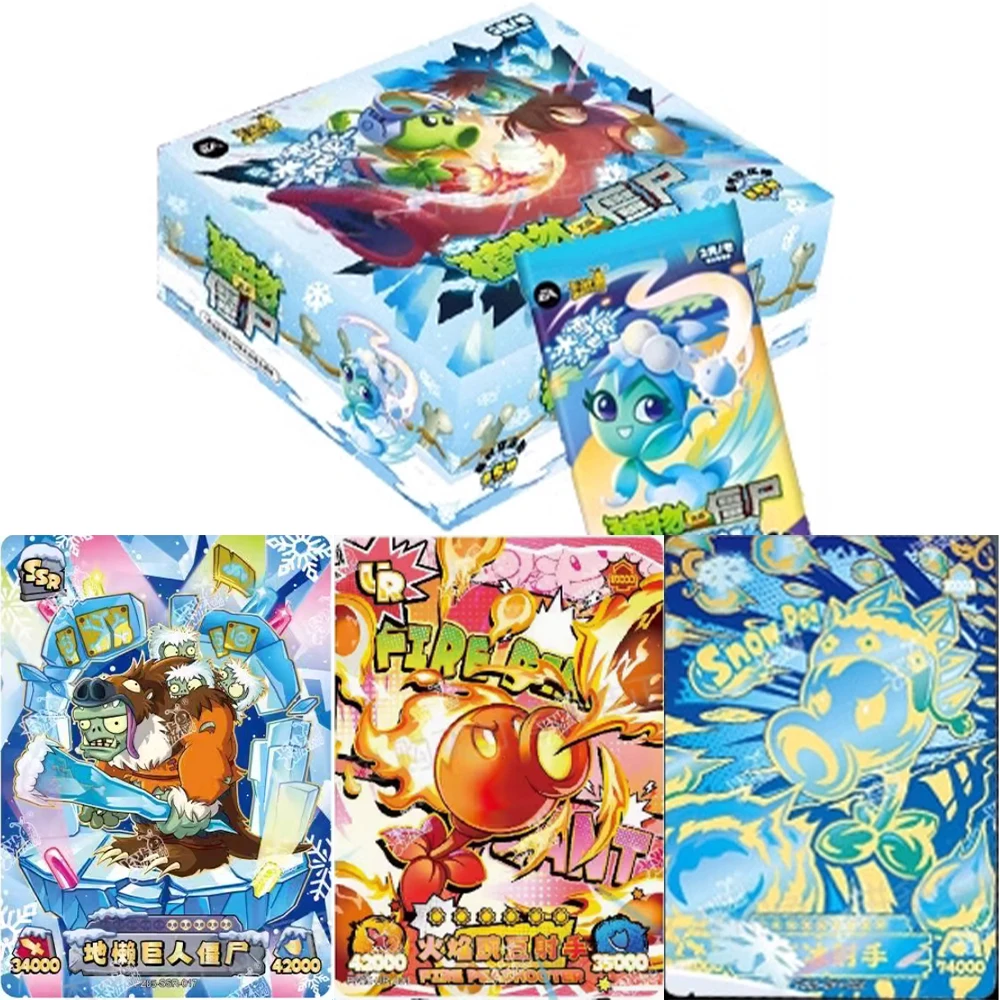 Фото Официальная коллекция карт PvZ KAYOU: Frozen World & Nature Tour, набор боевых карт Complete Time Adventure Holo, подарок для мальчиков №1