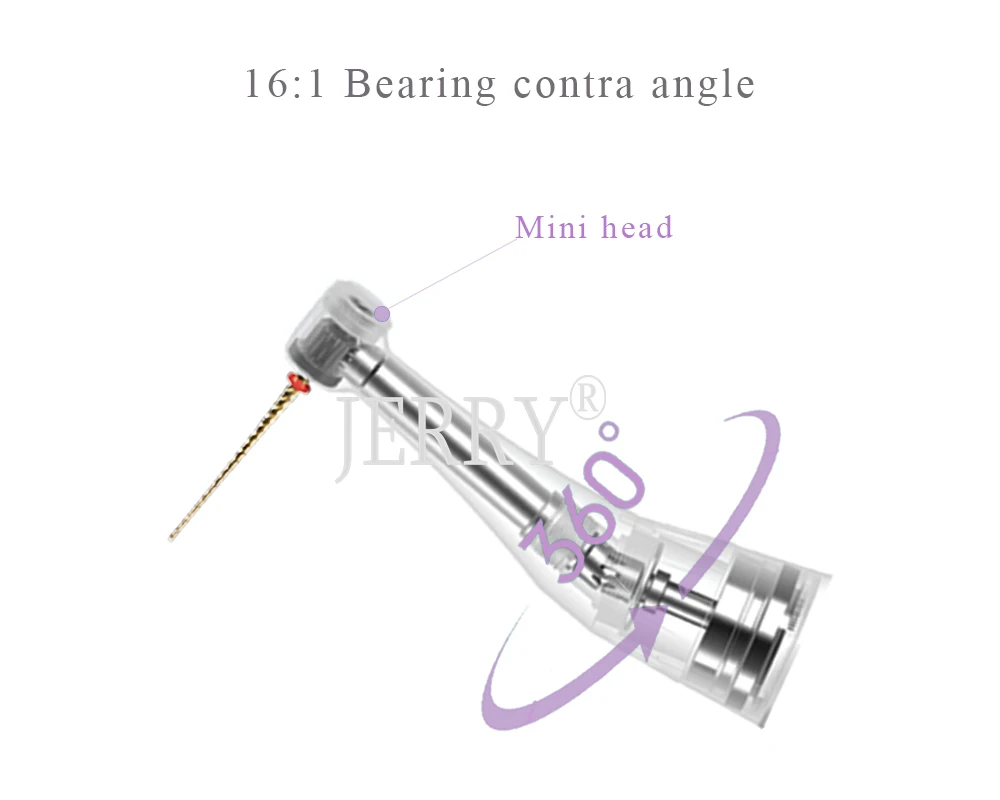 Эндодонтический двигатель d ental для обработки корневых каналов 16:1 угловой
