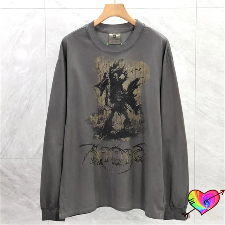 

Винтажная Футболка Джастин Бибер для мужчин и женщин, топы с длинным рукавом в стиле хип-хоп, моющиеся Топы в стиле High Street, лимитированный выпуск, с круглым вырезом, 2023