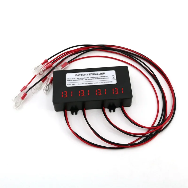 HC02 со светодиодным дисплеем эквалайзер батареи 10 А балансир активного
