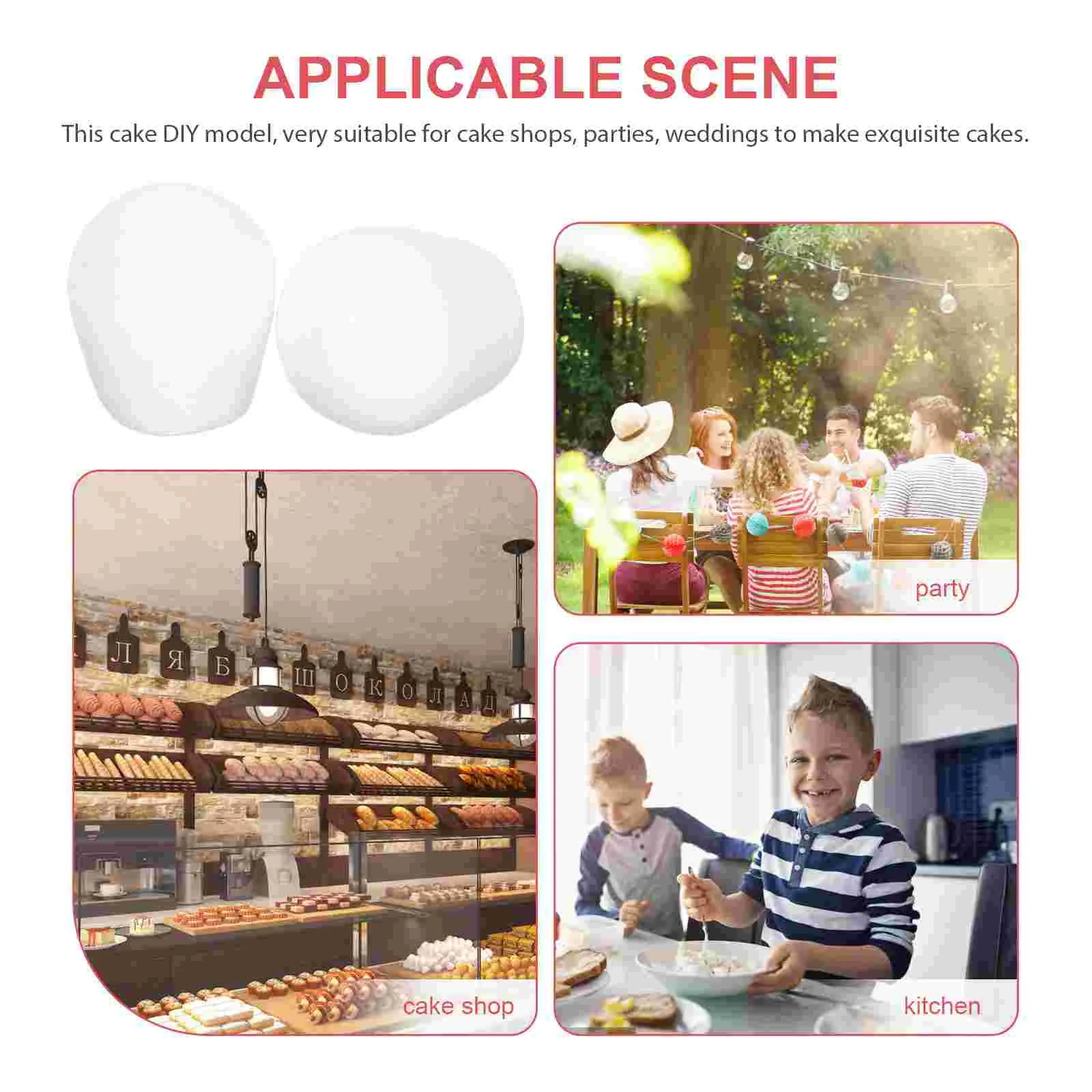 20 шт. пенопластовый торт модель из пенопласта для эмбриона сделай сам кекс товары