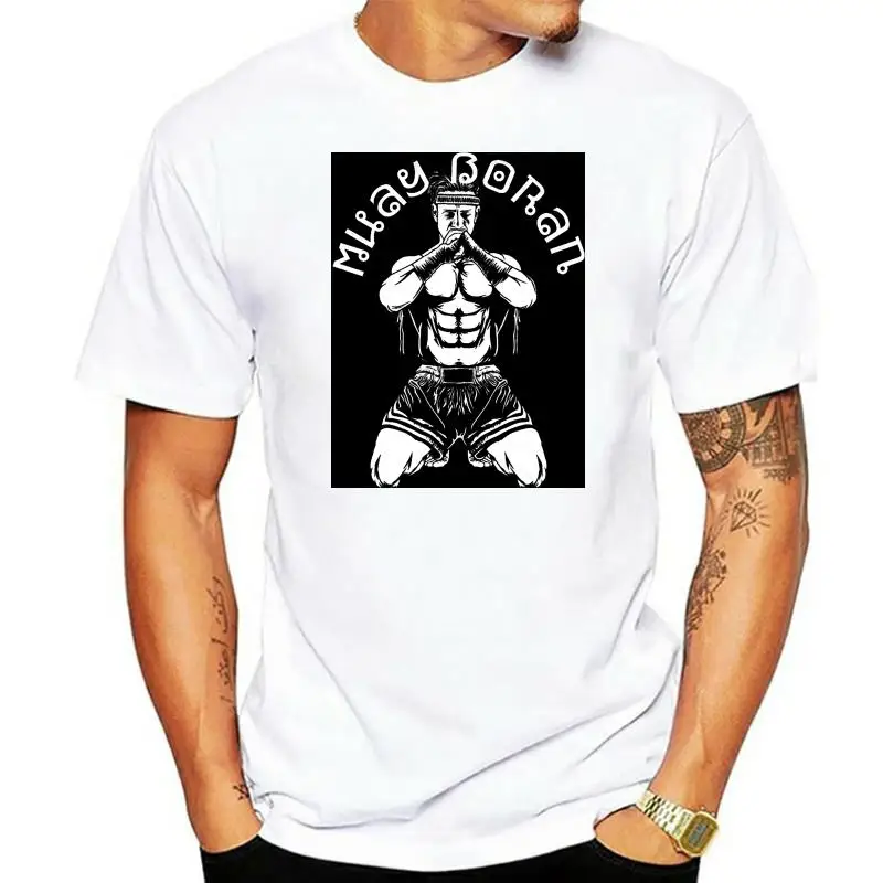 Муай Боран Schwarz Kampfsport Ong Bak Funshirt Футболка Boxen Judoka Krav Maga