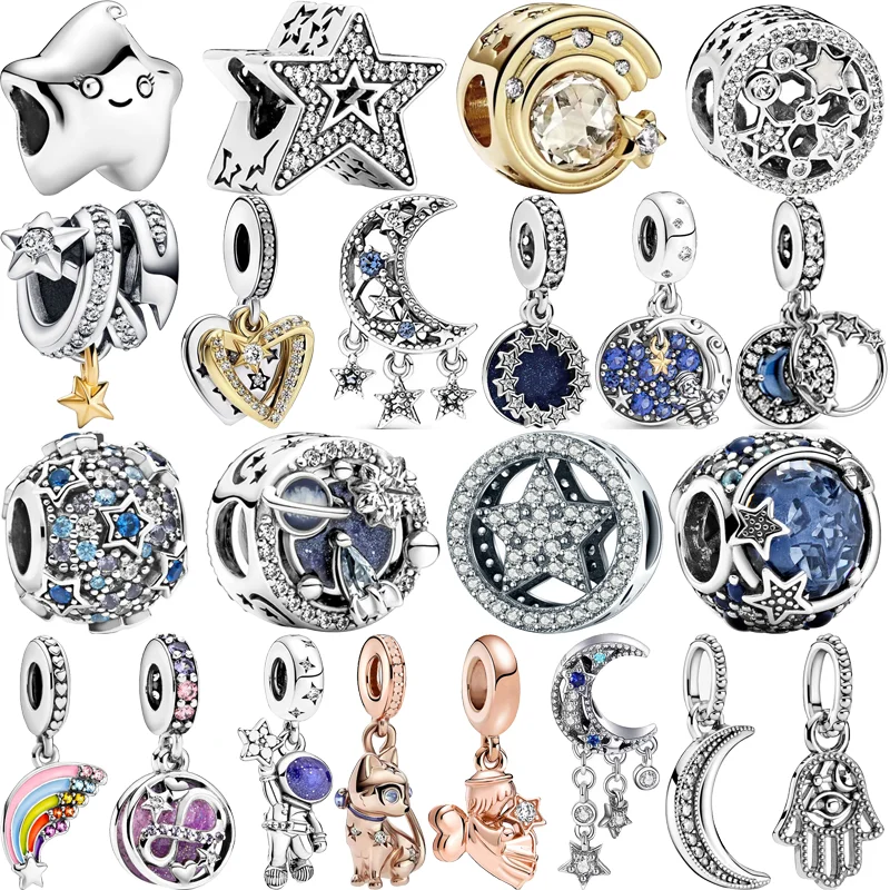 

Подвеска-Шарм «Луна и ангел» из серии «сияющие звезды»