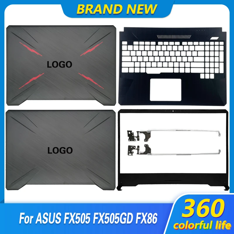 

NEW For ASUS TUF Gaming FX505 FX505G FX505GD FX505D FX86 FX86F FX95 Laptop LCD Back Cover Front Bezel Hinges Screen Back Cover