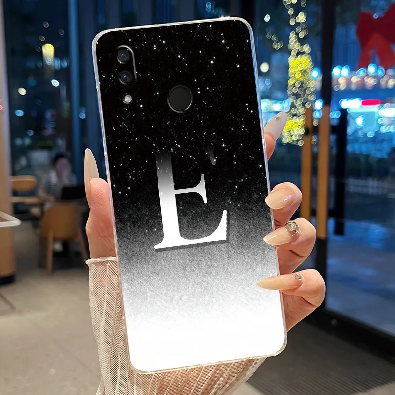 Фото Чехол для Honor Play COR-L29 COR-L09, прозрачный силиконовый, роскошный, элегантный, с надписью, мягкий чехол из ТПУ для HonorPlay. №4