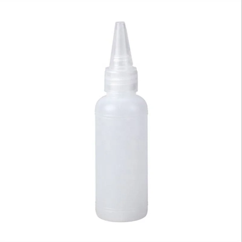 

10PCS Cosmetic Containers Plastic Small Squeeze Bottles and Caps Food Grade Container for Icing Cookie Decorating/Condiments