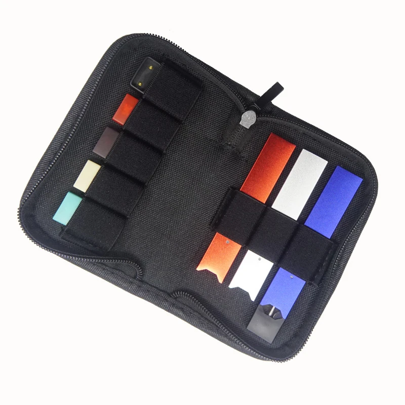 

Carrying Case for JUUL Device Pods and Charger Wallet Size Easy to Carry with Metal Buckle