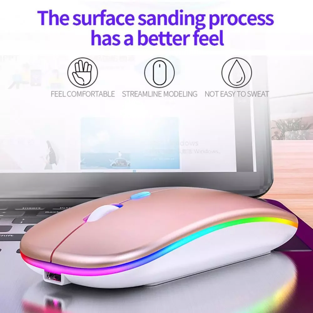

1 Set Ergonomic ABS Practical Computer Mouse Sensitive Smart Stay Desk Mouse for Desktop