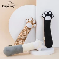 pet teeth grinding catnip toys funny interactive plush cat toy kitten chewing vocal catch toy cat paw cat mint pet cat supplies
