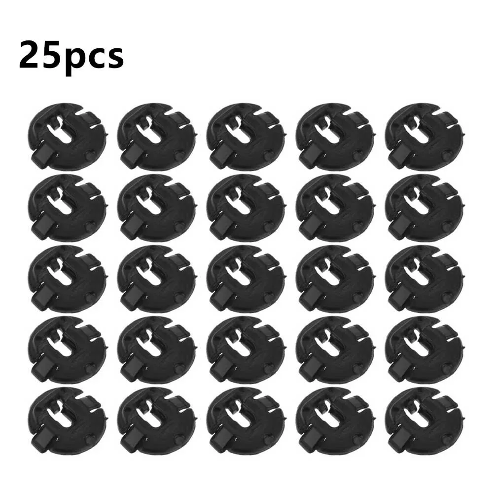 

25pcs For Cars Auto Plastic Rivets Clips Wheel Retainer Washer 4F0825429A Brand New High Quality Durable Auto Fastener Clip