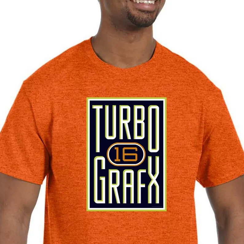 Футболка Turbo Grafx 16 новинка размер вашего цвета длинный или короткий рукав
