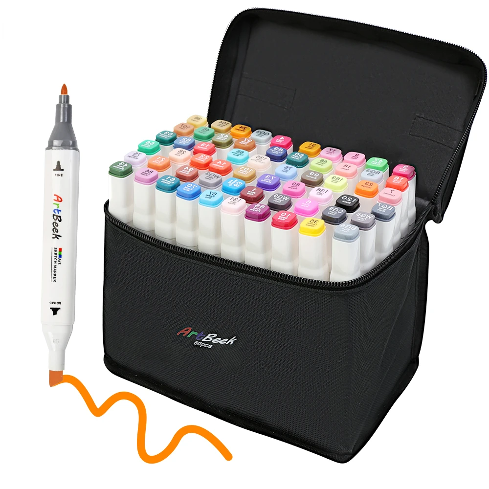 

Набор маркеров для рисования, 40/60/80 цветов