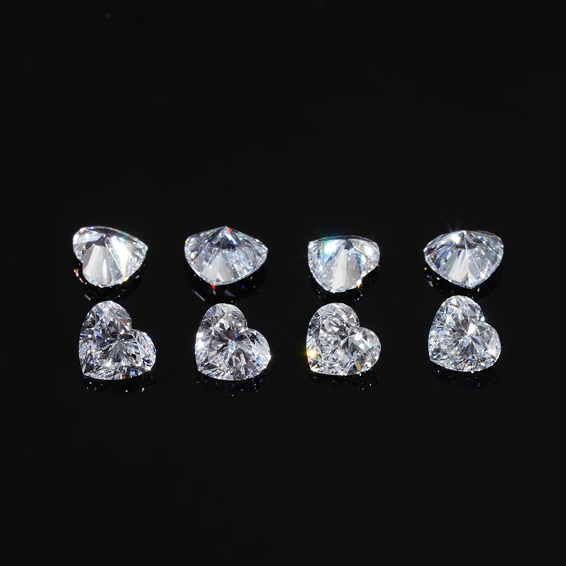 Лабораторные бриллианты с выращенным сердцем оптовая цена свободные белые