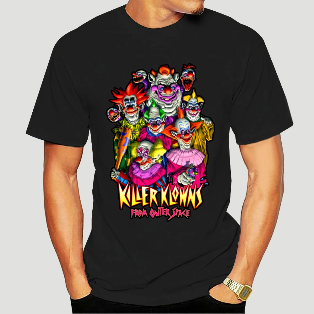 

Camiseta auténtica de KIller Klowns desde el espacio exterior, camiseta de la película The Clowns S M L X 2X, top 5918X