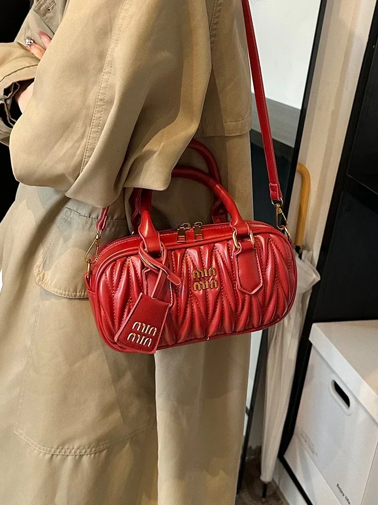 Веганские кожаные сумки и кошельки через плечо для женщин клатч 2024 новый модный