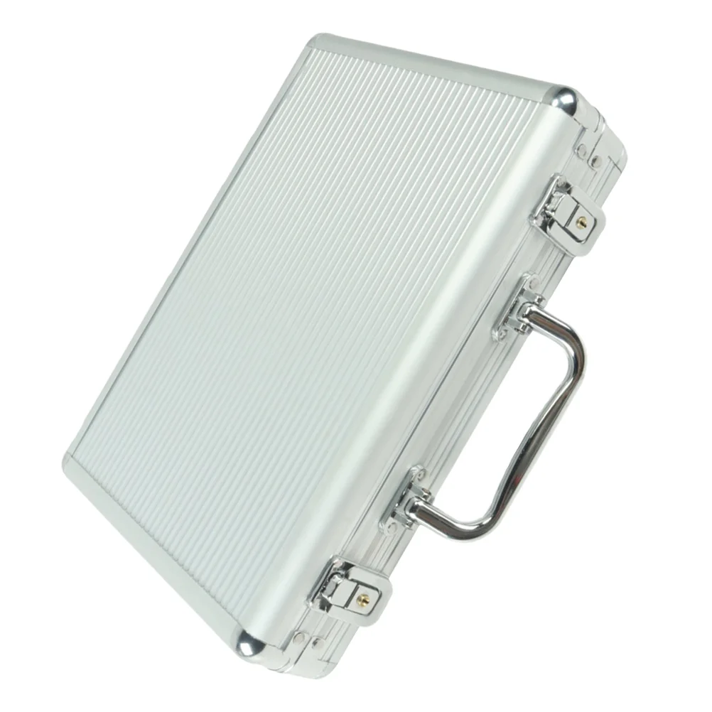 

1pc Portable Fine Poker Cards Case Metal Storage Case Jettons Storage Box for Shop Home Outdoor