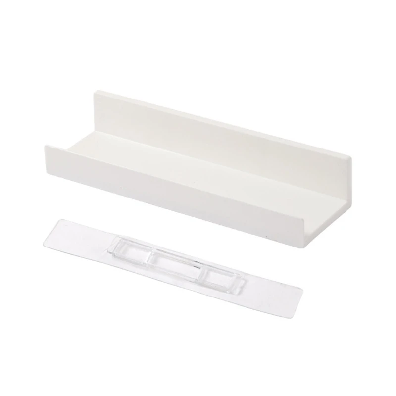 

Wall Mounted Cosmetics Storage Holder Bathroom Kitchen Plastic Rack