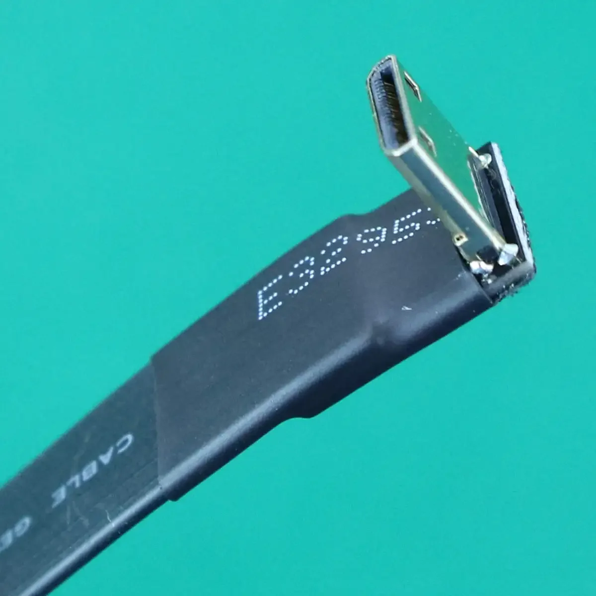 Фото ADT Mini Micro HDMI-кабель 90-градусного колена вверх/вниз, угловой антенный адаптер «папа-мама», супер плоский тонкий шнур для электроники №2