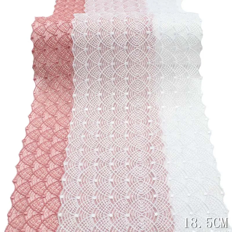 28 ярдов, сетчатый Тюль с вышивкой, кружевная ткань, бюстгальтер, нижнее белье, товары для шитья, отделка, Кукольное платье, аксессуары для одежды