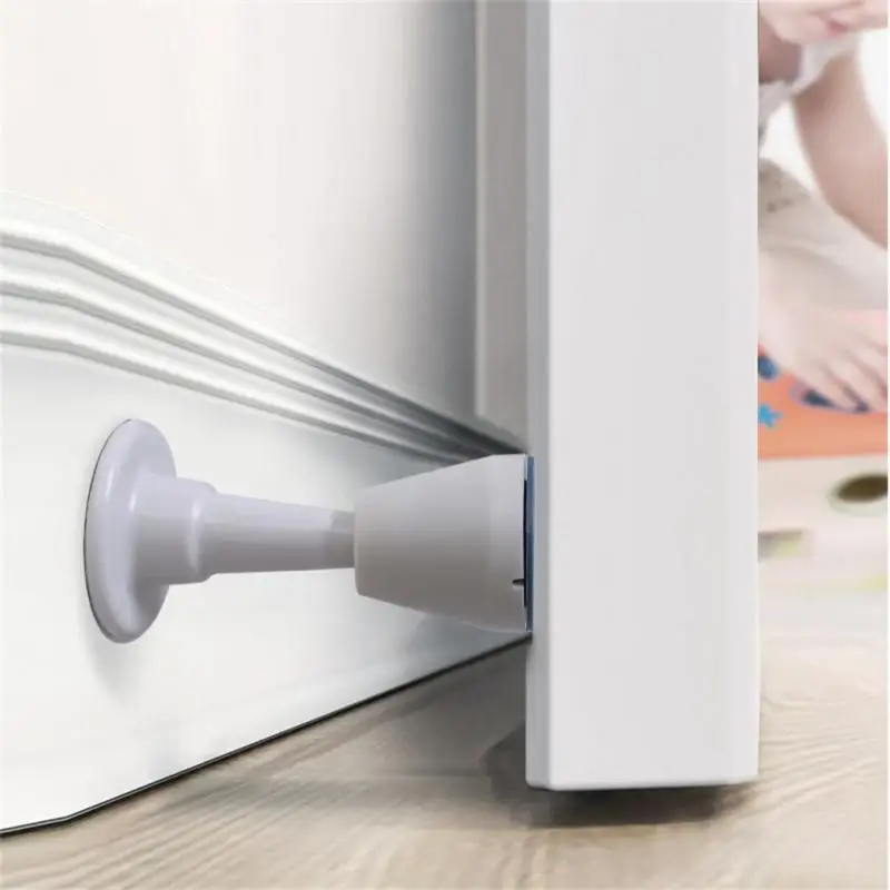 

Self Adhesive Retainer Protector Door Stops Bumper Nail-free Door Rear Door Catch Wholesale Hot Safety Tools Door Stopper Mute