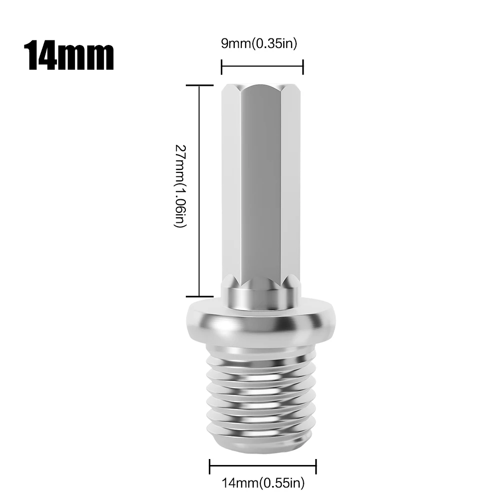 

1 шт. 6-65 мм Резьба Алмазный отверстие Открыватель сверлильный сердечник M14 угловая шлифовальная насадка сверло для керамической плитки мрамора гранита кирпича