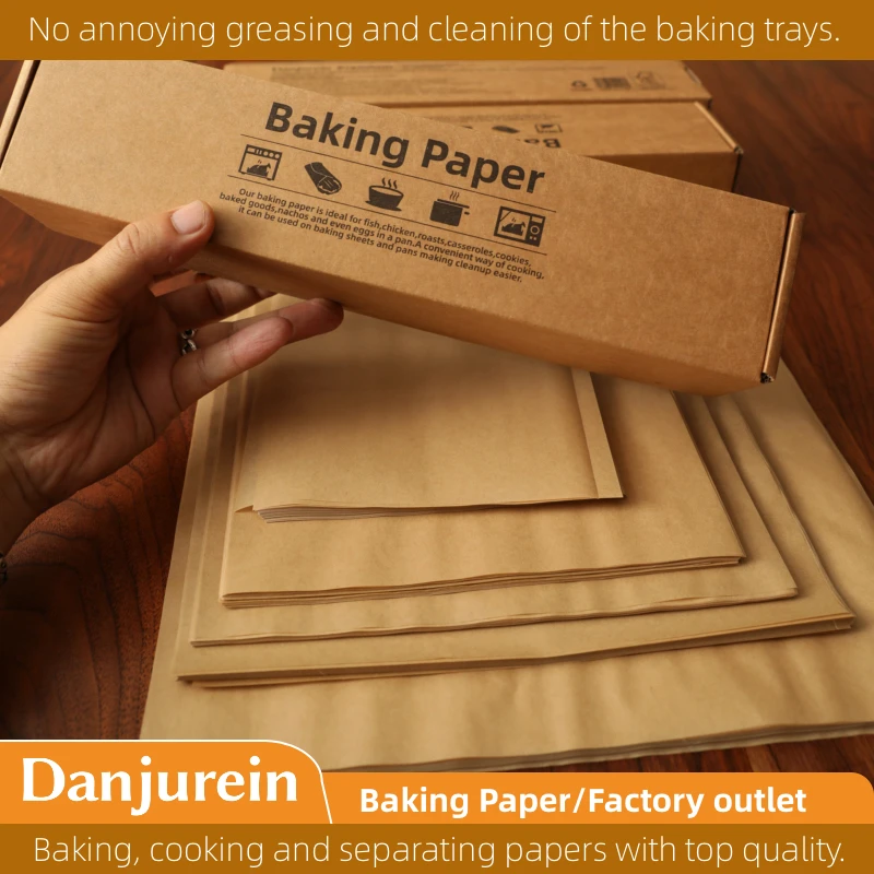 Бумага для выпечки гамбургеров 6 x 8 дюймов предварительно вырезанная